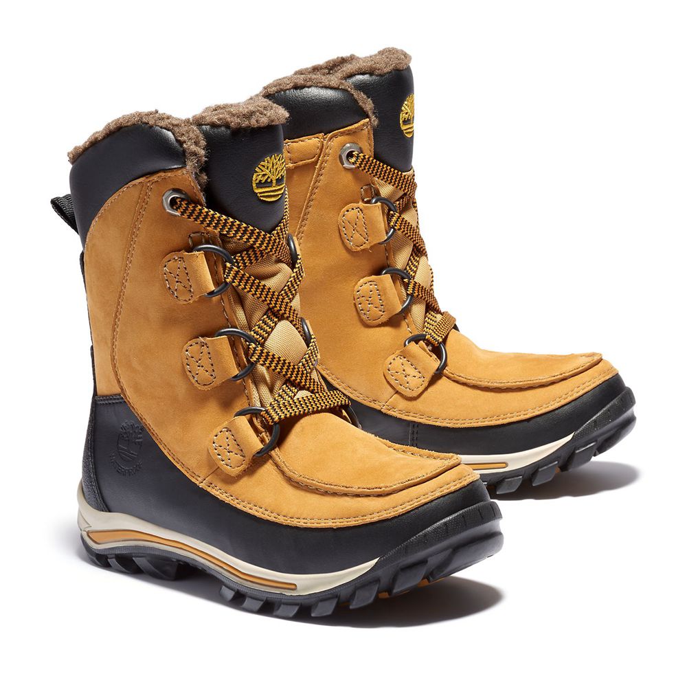 Bocanci De Zapada Timberland Copii Maro/Negrii - Junior Chillberg Waterproof - Romania - CEAGJD914